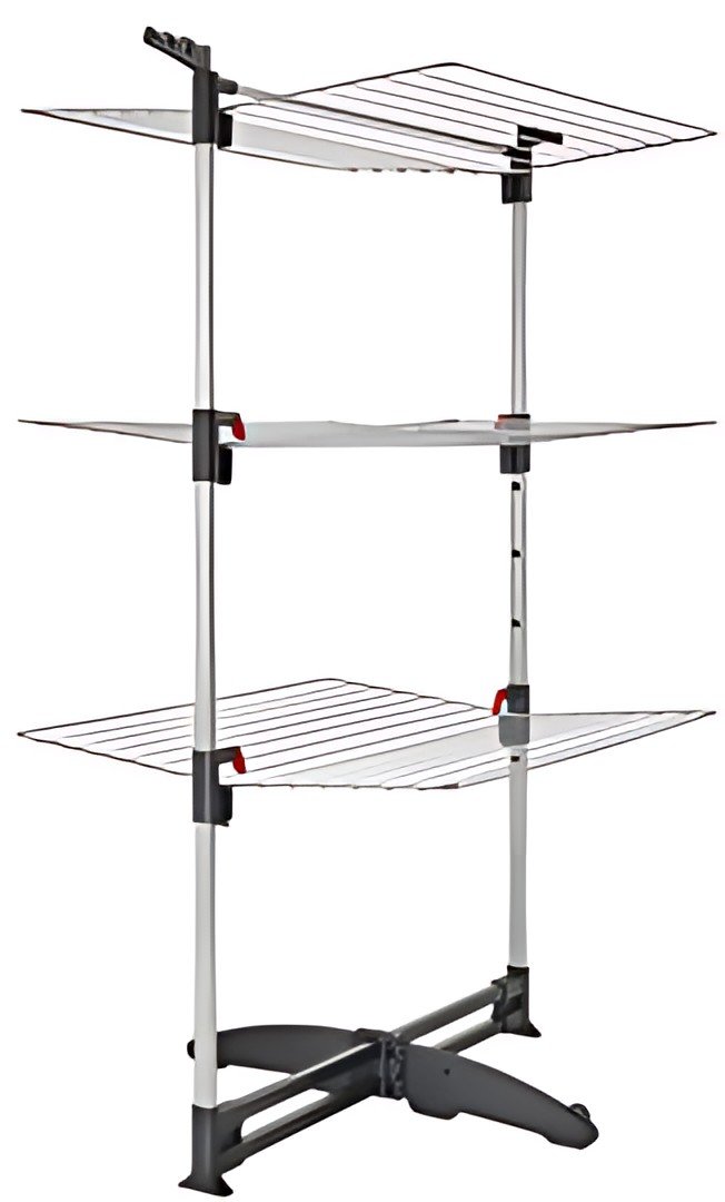 metaltex Séchoir à linge vertical Ciclone VARIO, 3 niveaux