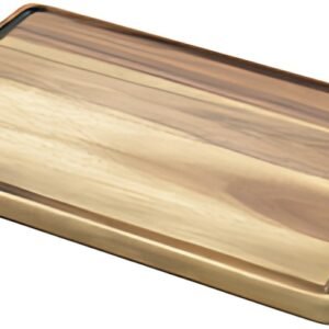 metaltex Planche à découper, 240 x 200 mm, bois d'acacia