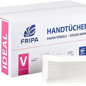 Fripa Essuie-mains IDEAL, 250 x 230 mm, pli-V, extra blanc