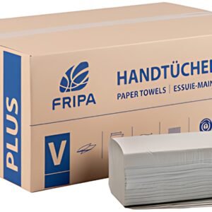 Fripa Essuie-mains PLUS, 250 x 230 mm, pli en V, naturel