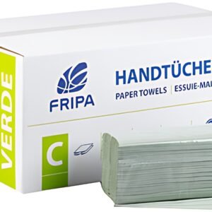 Fripa Essuie-mains VERDE, 250 x 230 mm, pli-V, vert