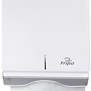Fripa Distributeur d'essuie-mains pliés, métal, grand, blanc