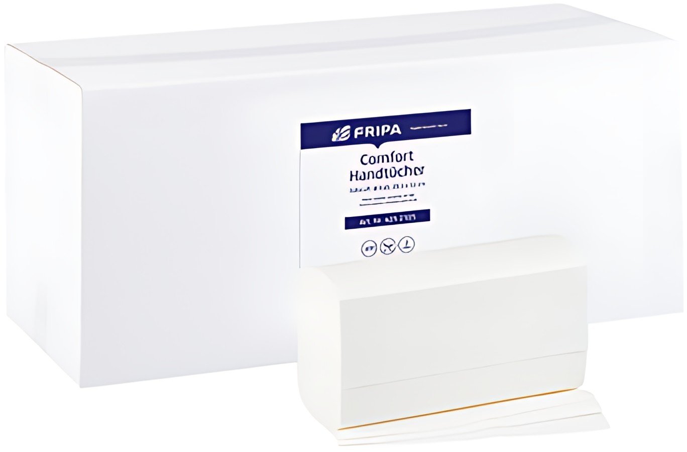 Fripa Essuie-mains COMFORT, 235 x 320 mm, pli-W, extra blanc