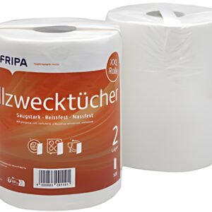 Fripa Papier nettoyant multi-usage, blanc, sur rouleau