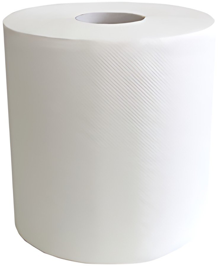 Fripa Rouleau d'essuie-mains, 1 couche, blanc, 300 m