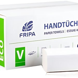 Fripa Essuie-mains ECO, 250 x 230 mm, pli en V, blanc