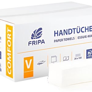 Fripa Essuie-mains COMFORT, 250 x 230 mm, pli V, extra blanc
