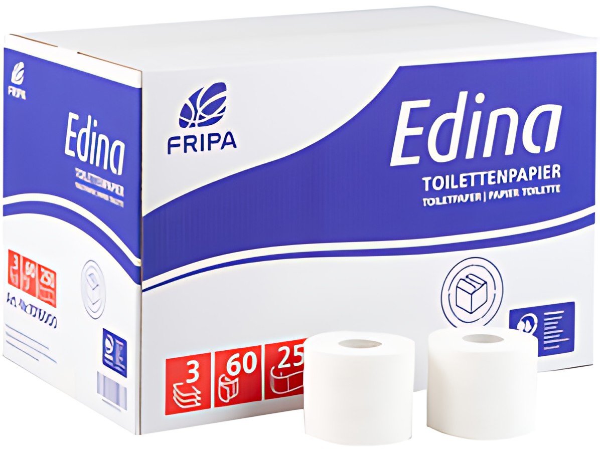 Fripa Papier toilette Edina, 3 couches, extra blanc