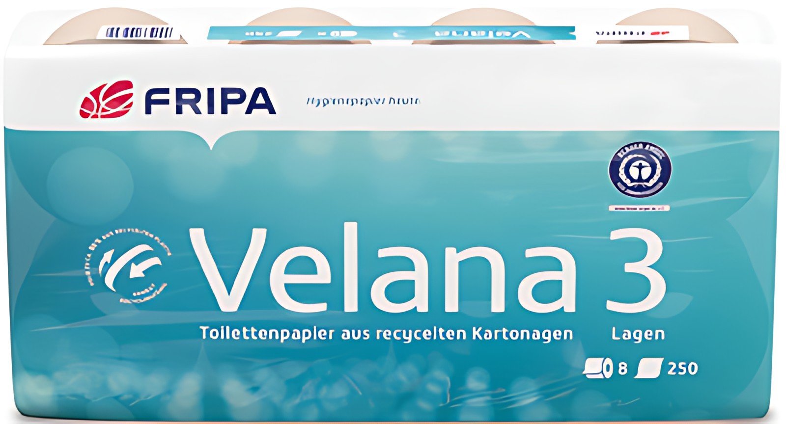 Fripa Papier toilette Velana, 3 couches, marron