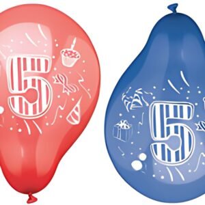 PAPSTAR Ballon de baudruche "1", rond, assorti