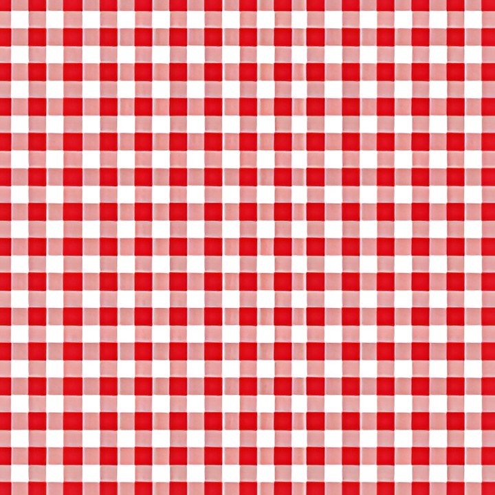 PAPSTAR Serviette à motif Carreaux Vichy, rouge