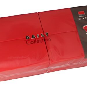 PAPSTAR Serviette bistrot, 320 x 320 mm, 3 couches, rouge