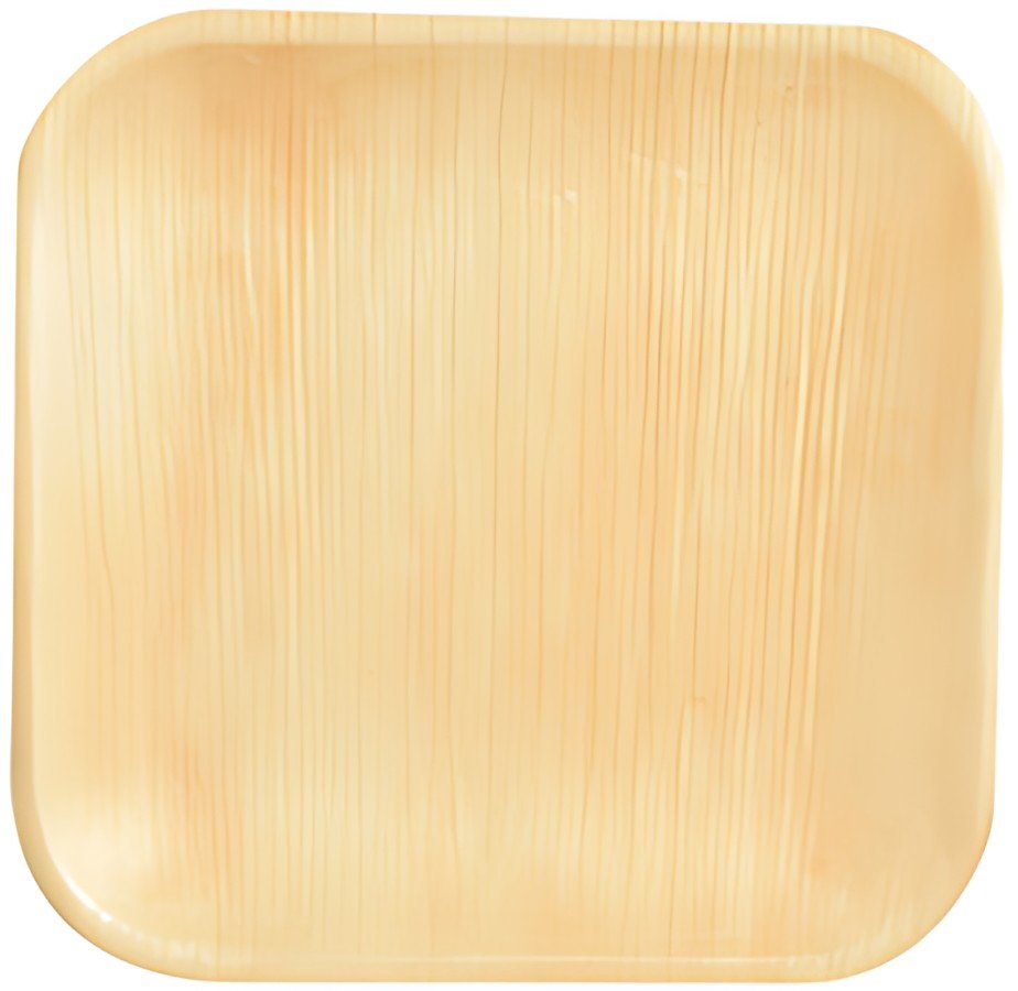PAPSTAR Assiette en feuille de palme "pure", carré
