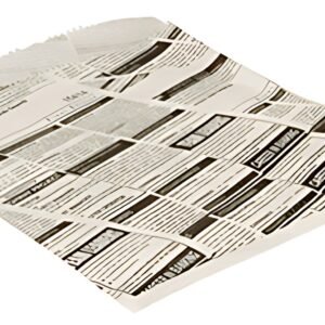 PAPSTAR Sachet pour hamburger "Newsprint", 160 x 180 mm