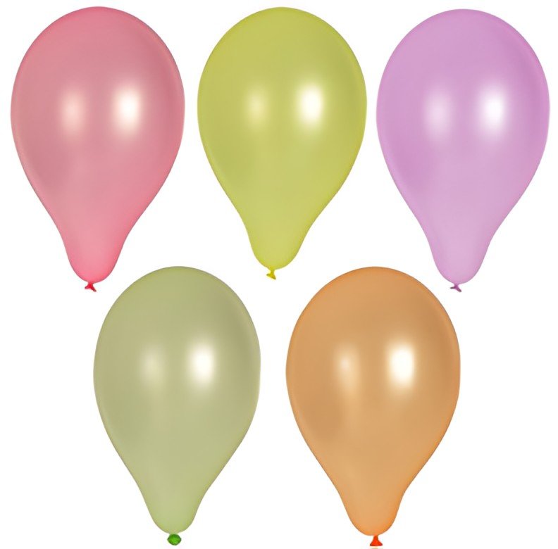 PAPSTAR Ballon de baudruche "Fluo", couleurs assorties