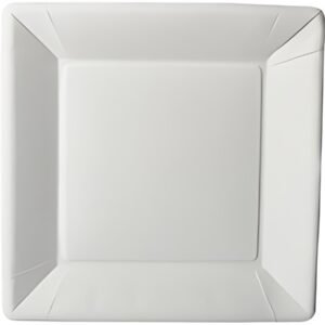 PAPSTAR Assiette en carton "pure" carré, 225 x 225 x 18 mm