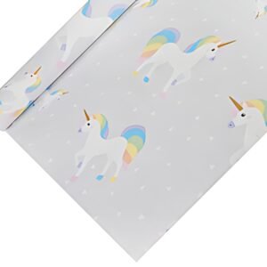 PAPSTAR Nappe à motif "licorne", laqué, en papier