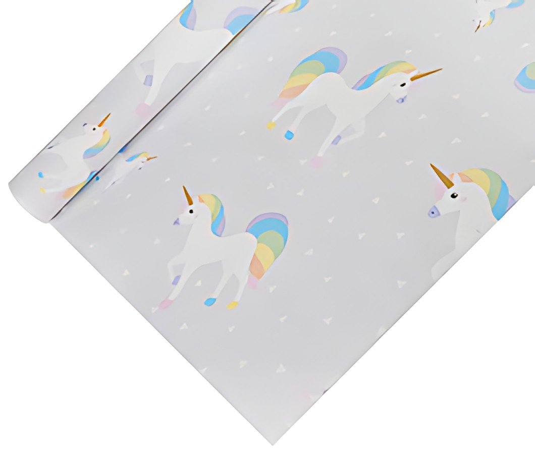 PAPSTAR Nappe à motif "licorne", laqué, en papier