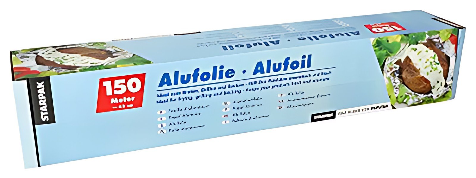 STARPAK Film d'aluminium, largeur: 450 mm, longueur: 150 m