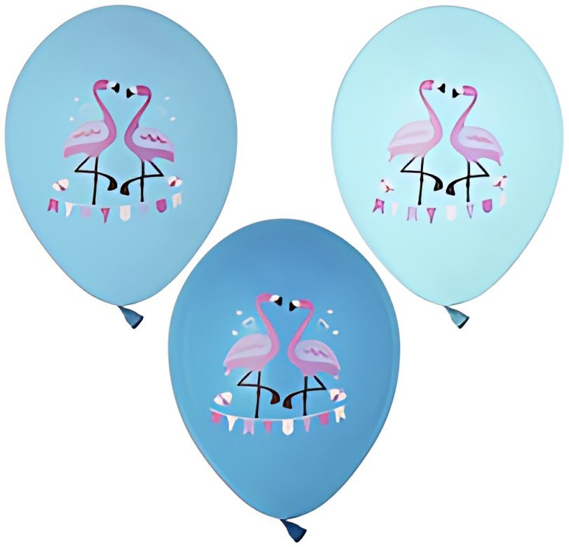 PAPSTAR Ballon de baudruche "Flamingo", couleurs assorties