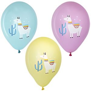 PAPSTAR Ballon de baudruche "Lama", couleurs assorties