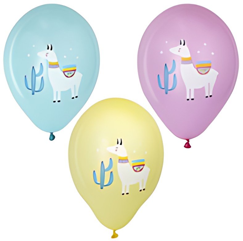 PAPSTAR Ballon de baudruche "Lama", couleurs assorties