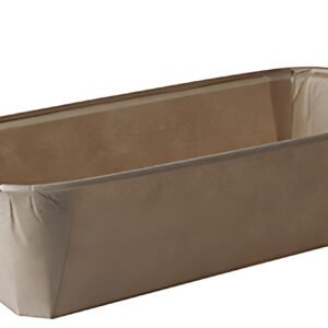 PAPSTAR Moule "pure", rectangulaire, 167 ml, brun