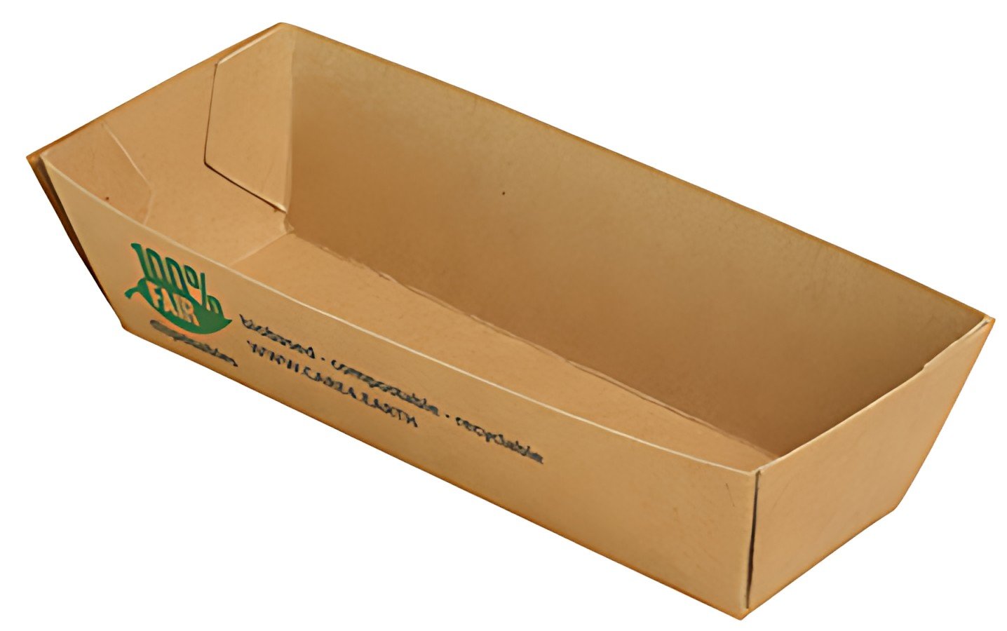 PAPSTAR Barquette pour snack "pure", 180 x 35 x 30 mm