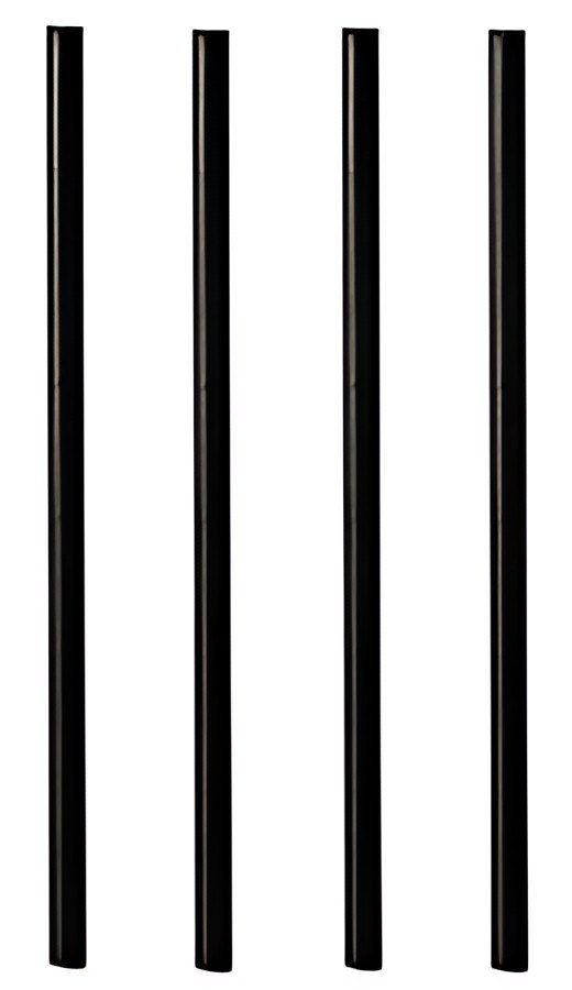 PAPSTAR Paille en papier "pure", 150 mm, noir