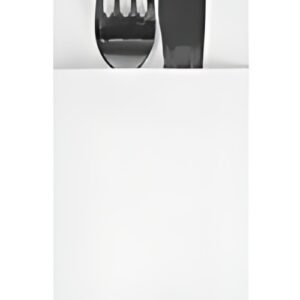 STARPAK Serviette pochette, pliage 1/8, par 100, blanc