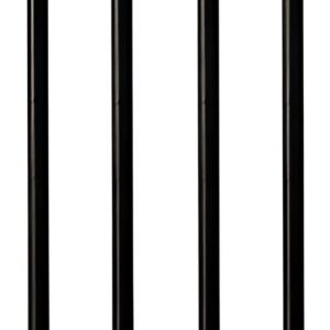 PAPSTAR Paille en papier "pure", 100 mm, noir