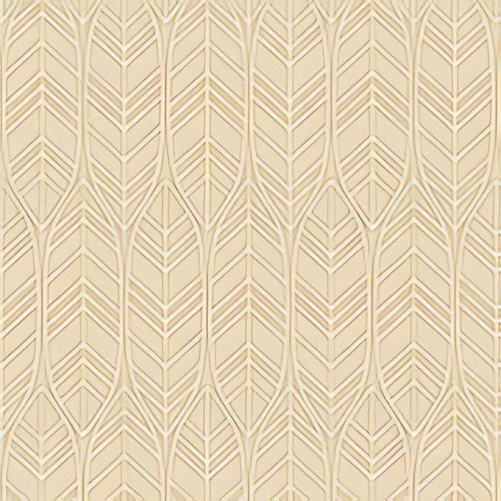 PAPSTAR Serviettes "ROYAL Collection Leaves", sable