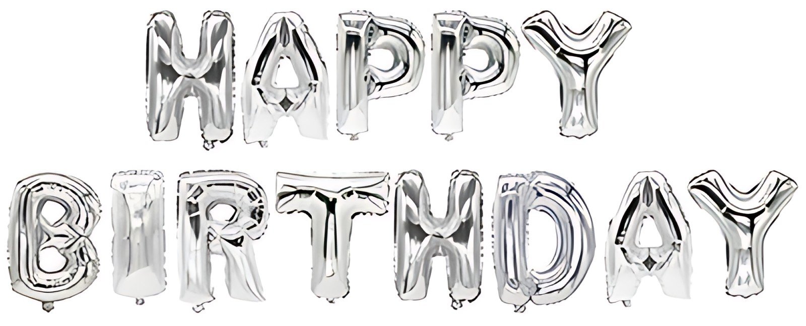 PAPSTAR Set de ballons en film "Happy Birthday"