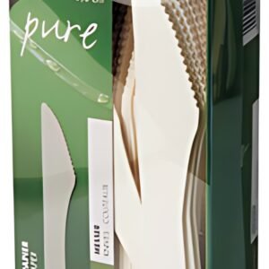 PAPSTAR Couteau en papier "pure", longueur: 158 mm, blanc
