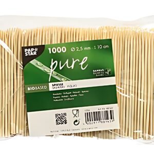 PAPSTAR Piques "pure", en bambou, longueur : 100 mm