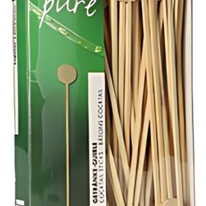 PAPSTAR Bâtons cocktail "pure", en bambou, longueur : 180 mm