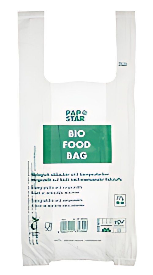 PAPSTAR Sac en plastique, en film bio, transparent