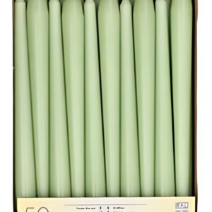 STARPAK Bougie de chandelier, 22 mm, pack de 50, vert jade