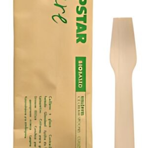 PAPSTAR Cuillère à glace en bois "pure", longueur: 94 mm