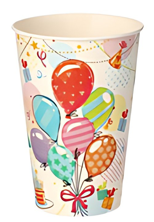 PAPSTAR Gobelet en carton "Fête", 0,2 l