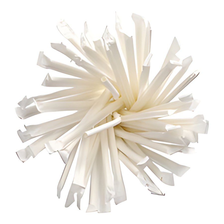 PAPSTAR Paille en papier "pure", 200 mm, blanc