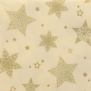 PAPSTAR Serviette à motif de Noël "Christmas Shine", crème