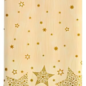 PAPSTAR Nappe pour Noël "Christmas Shine", crème