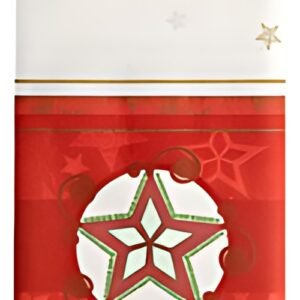 PAPSTAR Nappe pour Noël "Heavenly Stars", blanc