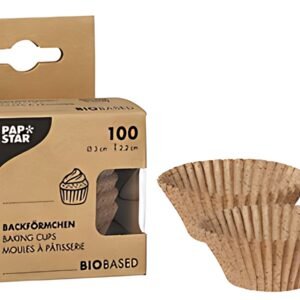 PAPSTAR Moule à pâtisserie, coques de cacao, 30 mm, naturel