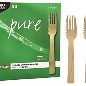 PAPSTAR Fourchette à gâteau "pure", longueur: 145 mm, par 50