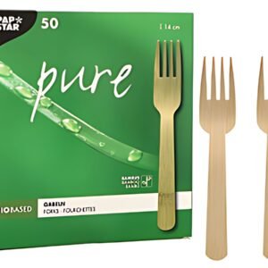 PAPSTAR Fourchette "pure", longueur: 140 mm, par 50