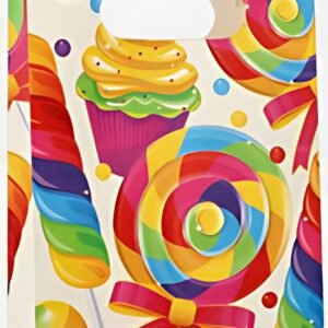 PAPSTAR Pochette cadeau "Candies", 140 x 210 x 60 mm