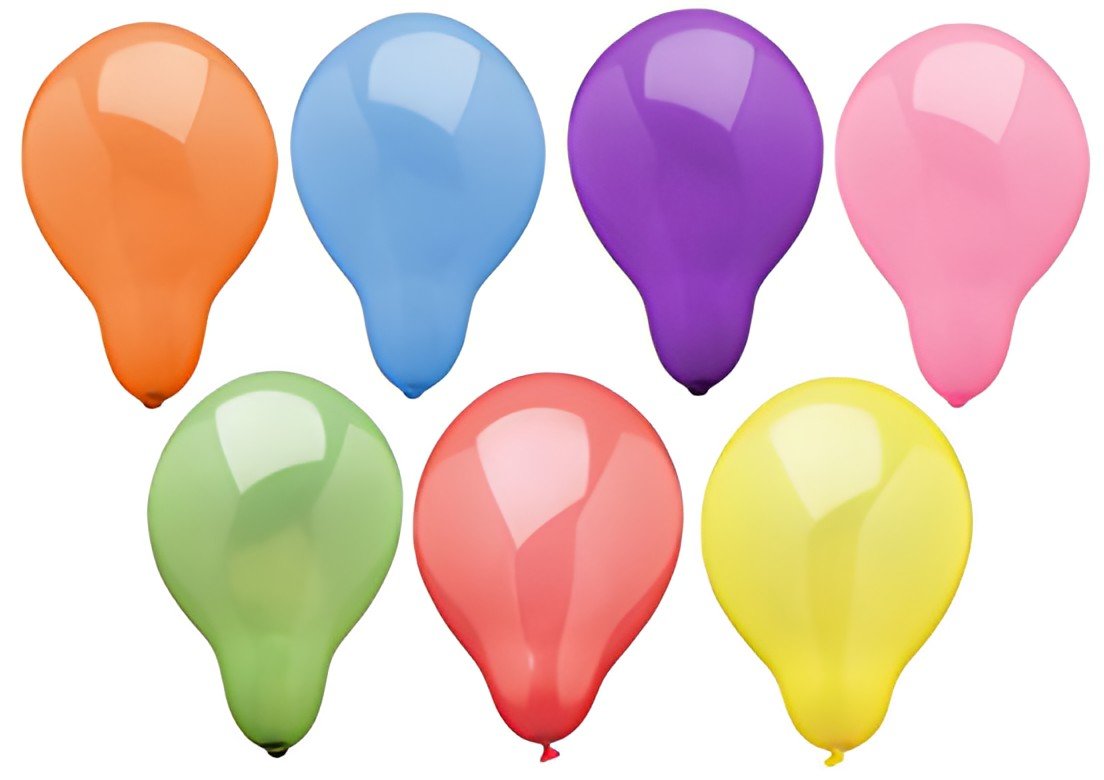 PAPSTAR Ballon de baudruche, diamètre: 250 mm, assorti