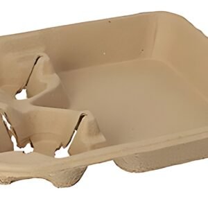 PAPSTAR Plateau "To Go", 330 x 266 x 47 mm, naturel